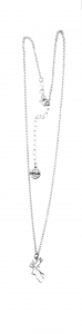  collana con cervo in stile origami